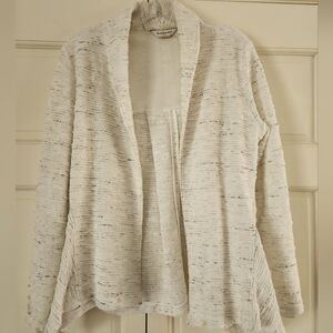 Club Monaco Cream Open-Front Sweater